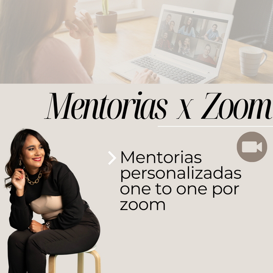 Mentorias One to One X Zoom